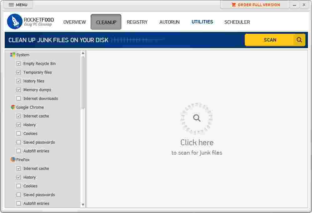 《RocketFixio》卸载工具
