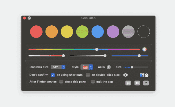 ColoFolXS for Mac2.0.1