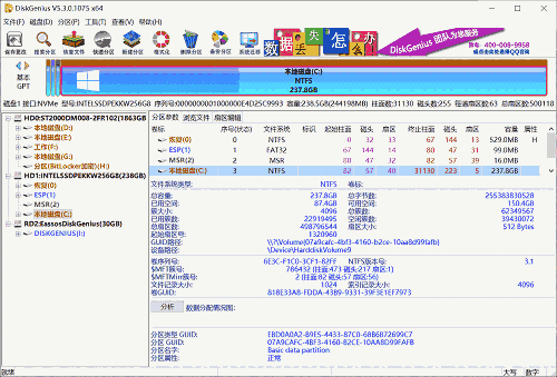 DiskGenius免安装版