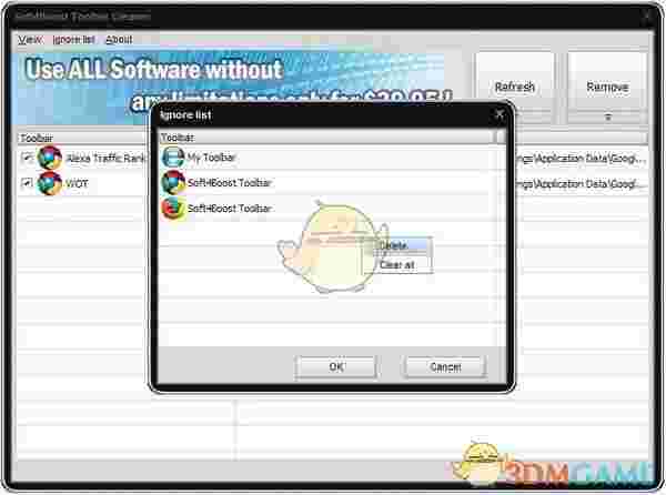 Soft4Boost Toolbar Cleaner