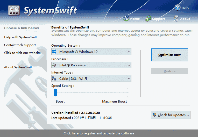 systemswift2.12电脑优化