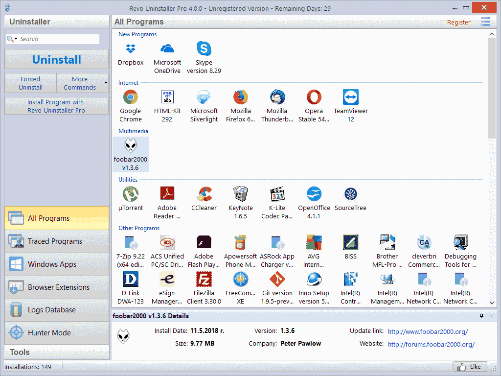 Revo Uninstaller-trial-2.4.5x32位