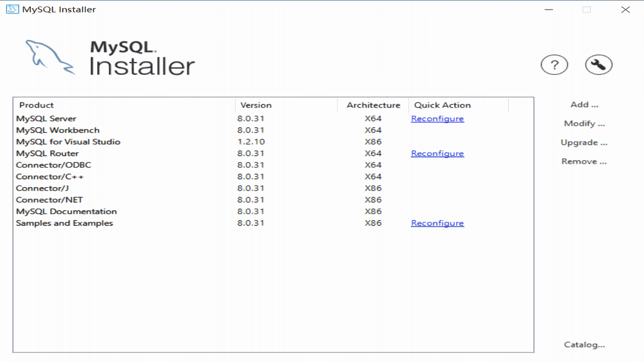 MySQL Installer32位1.6.7.0