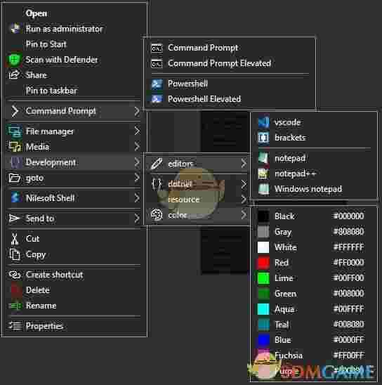 Nilesoft Shell(Windows上下文菜单管理器)v1.2