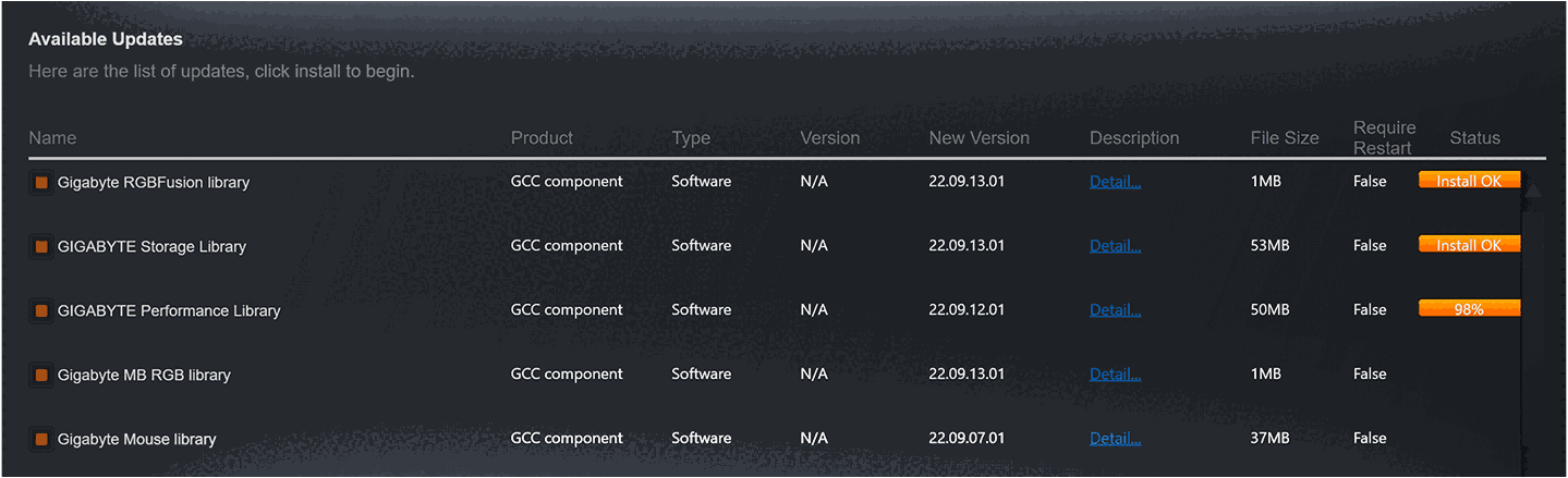 Gigabyte Control Center技嘉控制中心_23.08.31.01