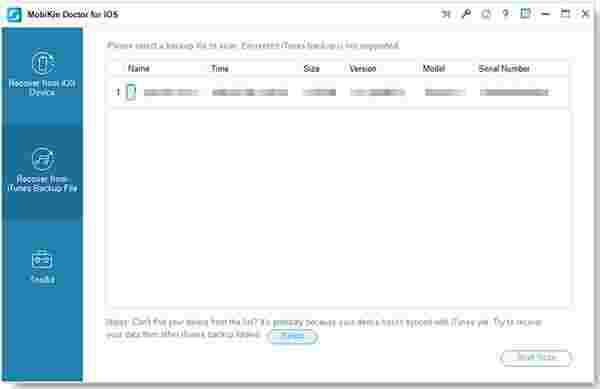 MobiKin Doctor for iOS(IOS数据恢复工具)v2.3.4