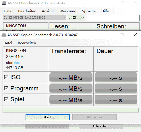 AS SSD Benchmark汉化版