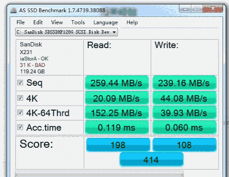 AS SSD Benchmark汉化版