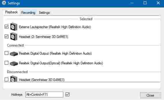 SoundSwitch(音频设备切换软件)v6.5.4.0