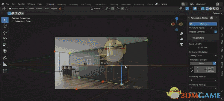 Blender摄像机三维透视匹配工具V1.0.0