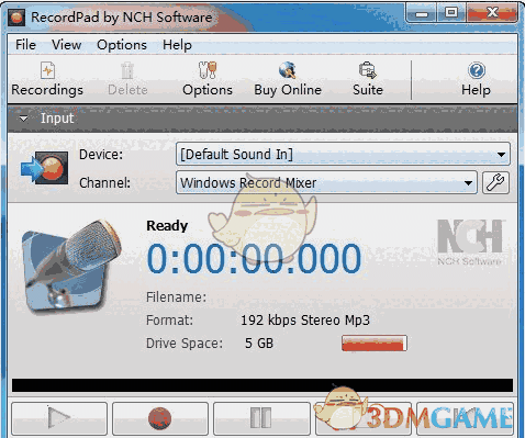 RecordPad电脑录音软件 v9.03