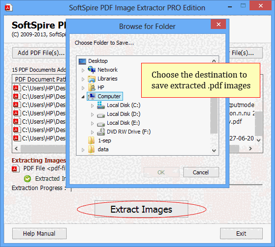 SoftSpire PDF Image Extractorv1.3.0.0