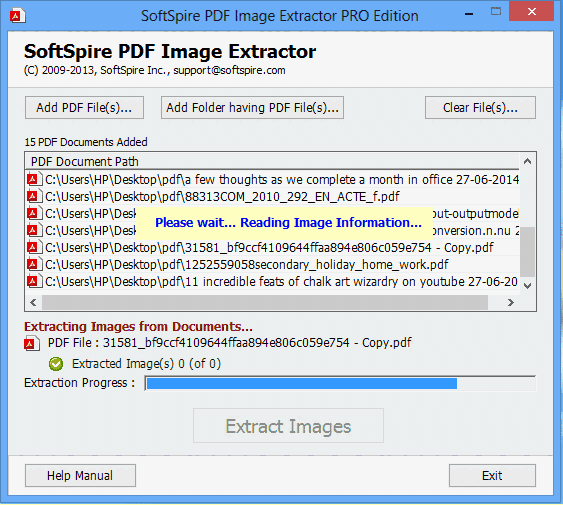 SoftSpire PDF Image Extractorv1.3.0.0