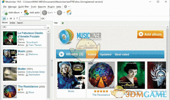 音乐专辑管理工具Musicnizerv10.0