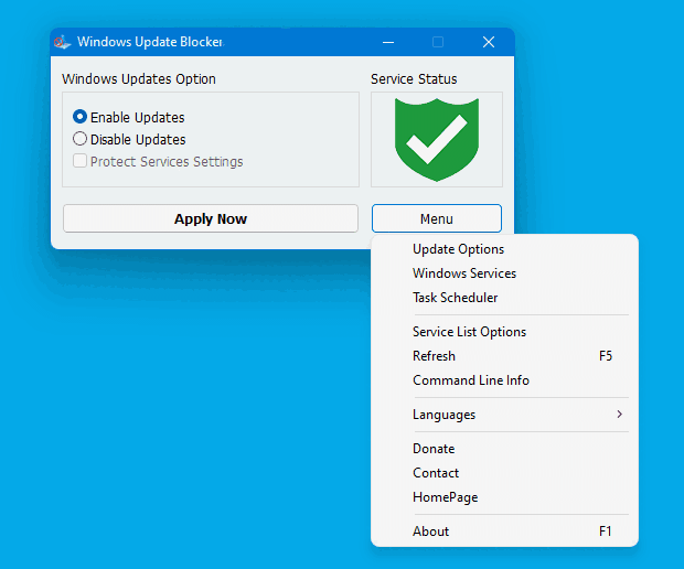 Windows Update Blocker1.8.0.0