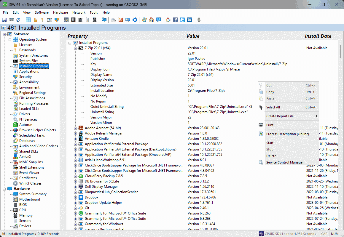 System Infov8.4.1120