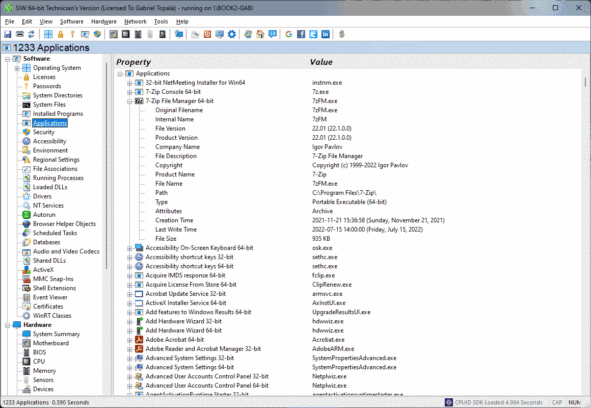 System Infov8.4.1120