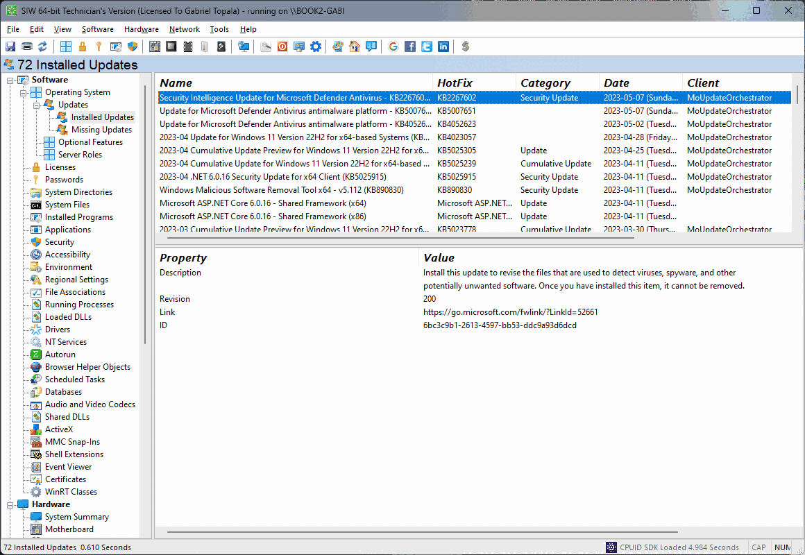 SIW (System Info)v8.4.1120