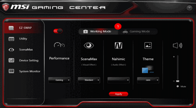 MSI Center最新版