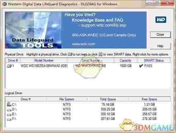 Data lifeguard diagnosticsv1.24