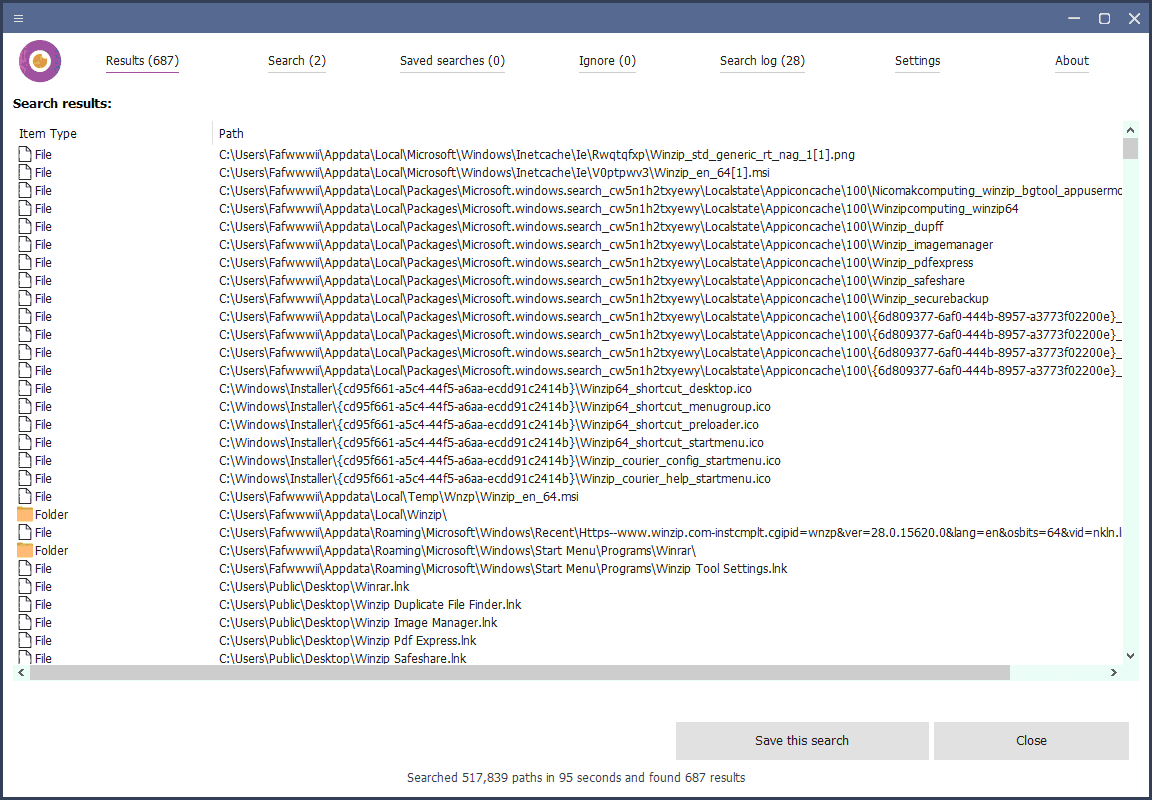 WinFindr1.5.0便携版