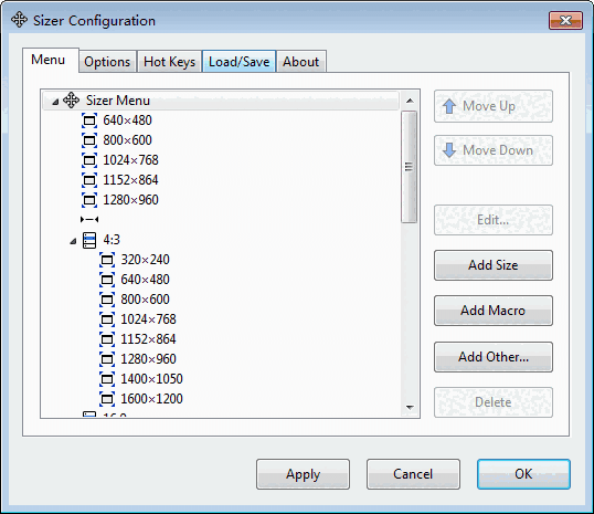Sizer Configuration最新版