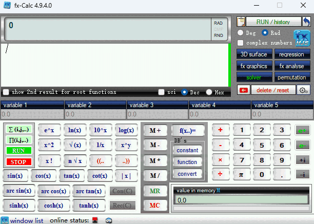 fx-Calc64位4.9.4.0