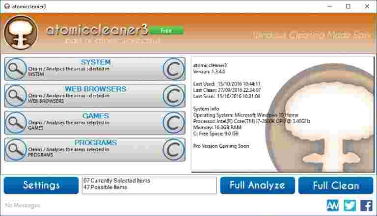 《atomiccleaner3》注册表清理