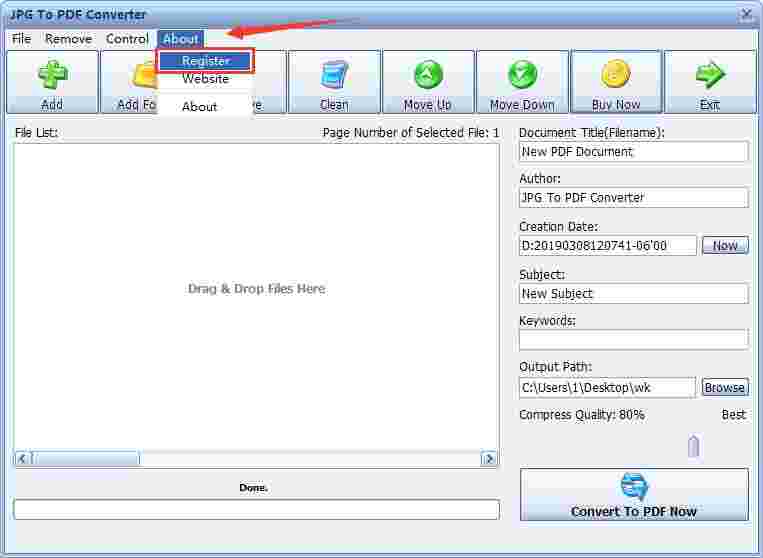 《JPG转PDF转换器》官方版