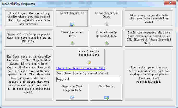 Record/Play RequestsV1.0.3622