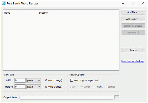 Free Batch Photo Resizerv2.4.2