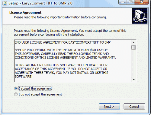 Easy2Convert TIFF to BMPv2.8