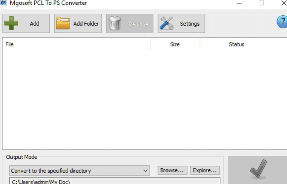 Mgosoft PCL To PS Converterv7.3.6