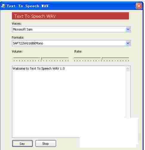 Text to Speech WAVv1.0