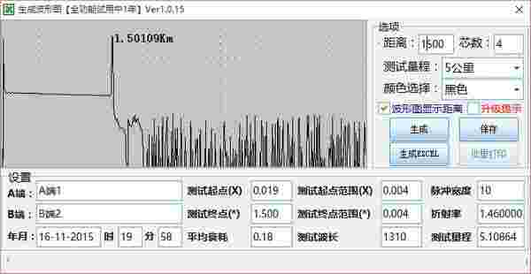 OTDR曲线图生成工具v1.0.15