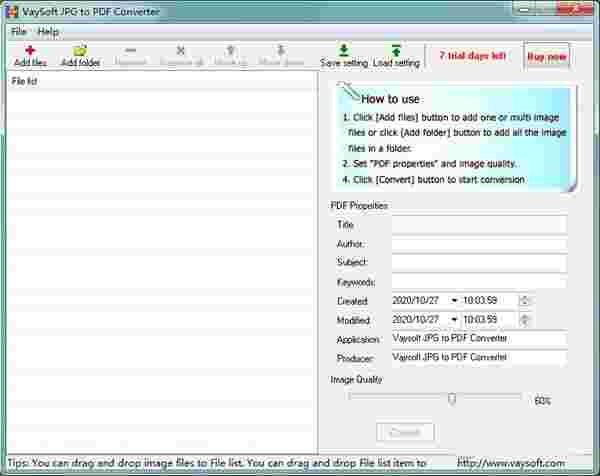 VaySoft JPG to PDF Converter2.23