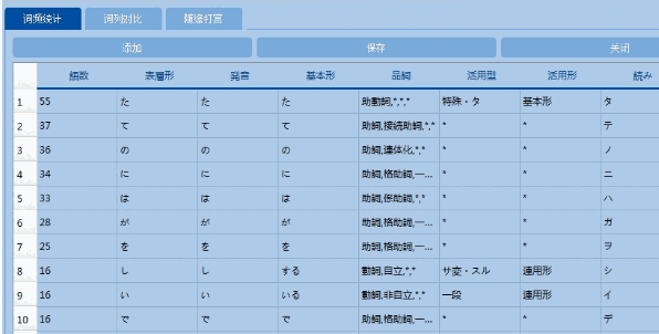日语词频助手1.9