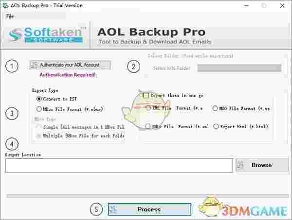 Softaken AOL Backup Pro(数据备份工具)v1.0.1