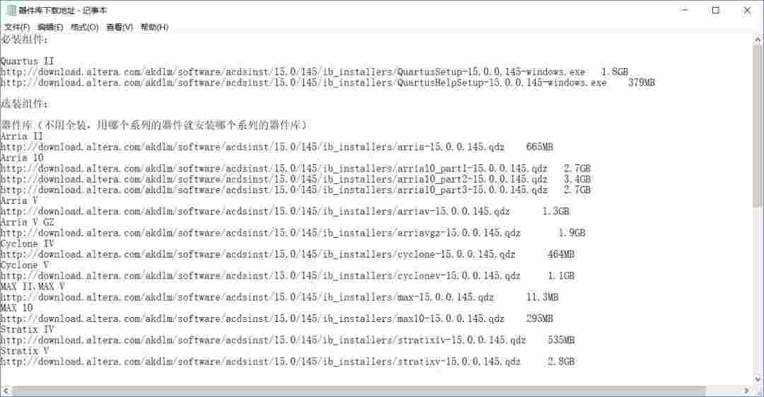 QuartusIIv15.0
