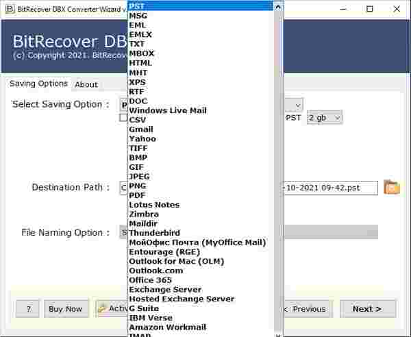 BitRecover DBX Converter Wizard(DBX文件转换器工具)v3.4