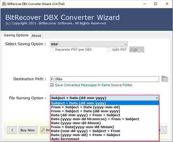 BitRecover DBX Converter Wizard(DBX文件转换器工具)v3.4