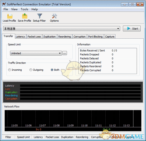 SoftPerfect Connection Emulator(网络测试工具)v1.8