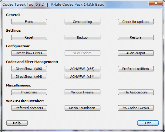 《K-Lite Codec Pack》最新版