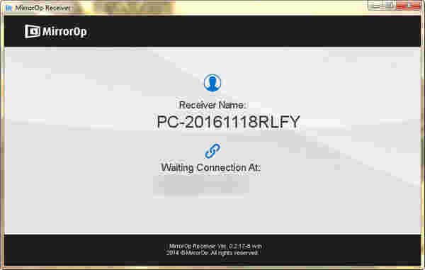《MirrorOp Receiver》电脑版
