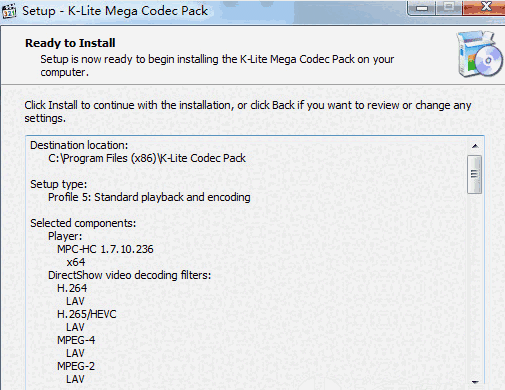 K-Lite Codec Pack免费版