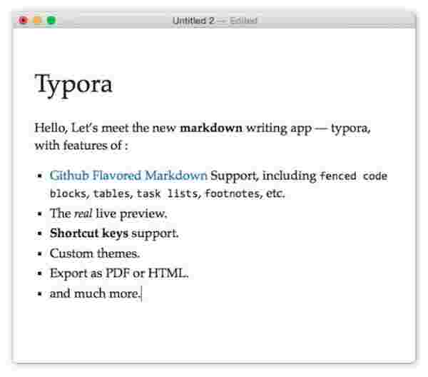 Typora Mac版