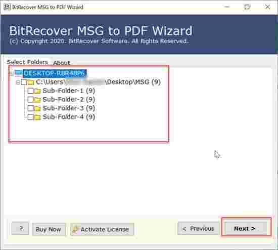 BitRecover MSG to PDF Wizard(MSG到PDF转换器软件)v7.2.0
