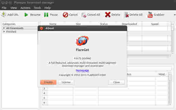 FlareGet Download Manager4.8.1
