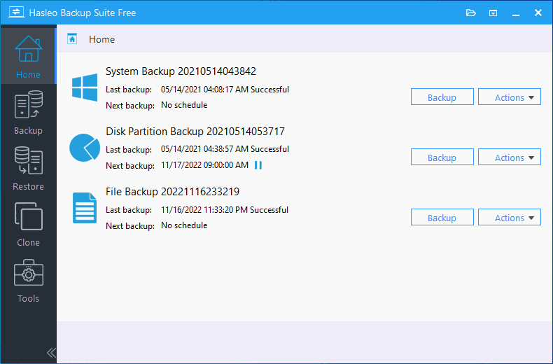 Hasleo Backup Suite FreeV3.8