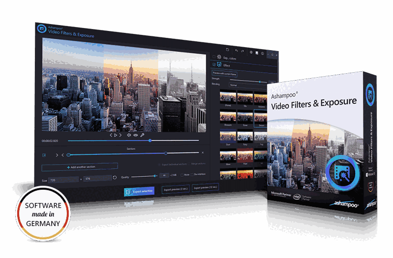 Ashampoo Video Filters and Exposure1.0.0官方版